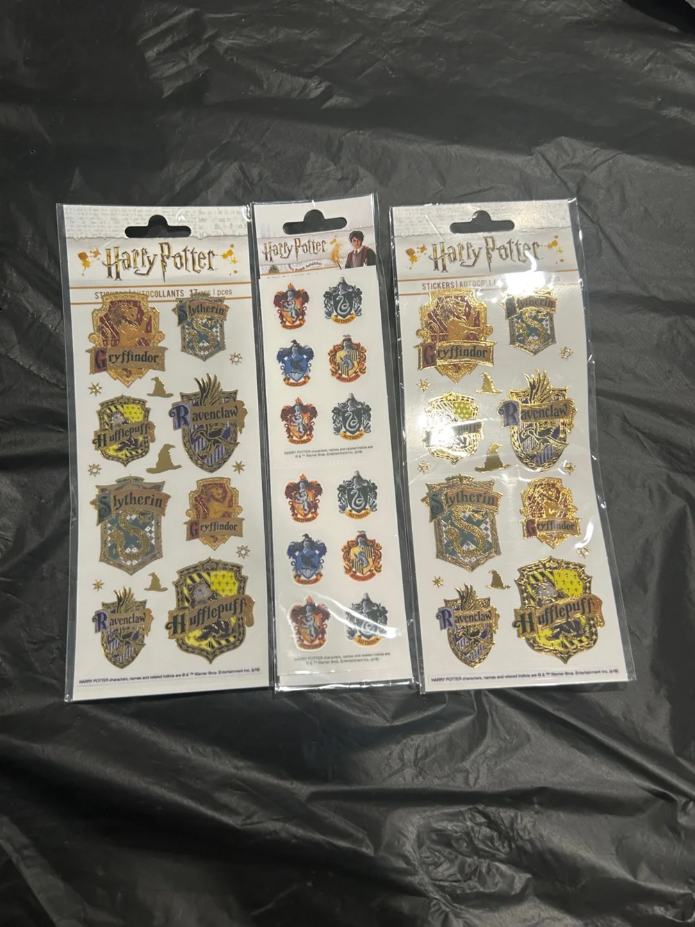Harry Potter Gold House Crest Sticker Sheets - Multi-Color